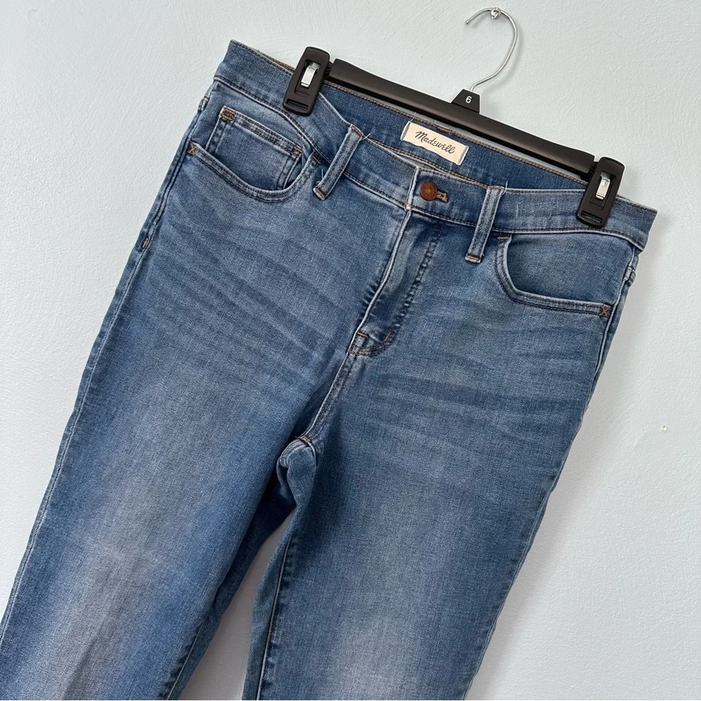Madewell Roadtripper Skinny Jeans Size 29 Tall Medium Wash High Rise Stretch EUC